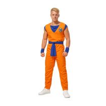 Fantasia De Goku Adulto Dragon Ball Super Cosplay luxo