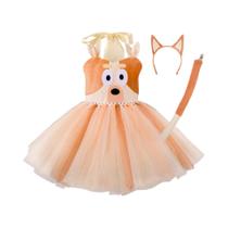 Fantasia De Halloween Bluey Para Cães Com Tiara E Saia De Rede Bingo Para Meninas Fantasia De Halloween Bluey Para Cães Com Tiara E Saia De Rede Bingo Para Meninas
