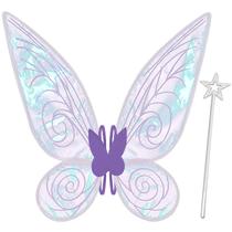 Fantasia de Halloween Fairy Wings para adultos, meninas e mulheres