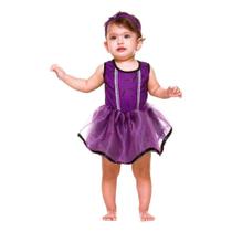 Fantasia de Halloween Morceguinha Bebê Com Faixa de Halloween