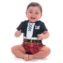 Fantasia de Halloween Para Bebê Pirata Dia das Bruxas