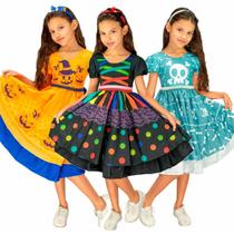 Fantasia de Halloween para Bebe Vestido 1 a 3 anos