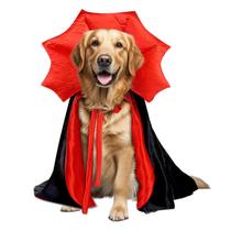 Fantasia de Halloween para cães Wiz BBQT Golden Retriever Vampire XL