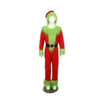 Fantasia De Halloween Para Crianças Do Monstro Verde Peludo Grinch Com Calças, Roupa De Papai Noel Fantasia De Halloween Para Crianças Do Monstro Verde Peludo Grinch Com Calças, Roupa De Papai Noel