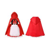 Fantasia De Halloween Para Meninas Chapeuzinho Vermelho, Fantasia De Natal Para Crianças, Maquiagem