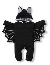 Fantasia de Halloween Rutoe Bat com capuz para menino 3-6M