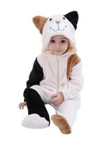 Fantasia de Halloween TONWHAR, macacão unissex para bebês e animais Cat 3-4T