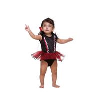 Fantasia de Halloween Vampira Bebê Menina Com Faixa de Halloween Fantasia de Halloween Vampira Bebê Menina Com Faixa de Halloween