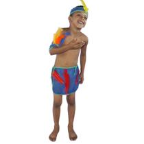 Fantasia De Índio Completa Infantil Luxo Dia Do Índio Carnaval Festa Fantasia Masculino Criança Fantasia De Índio Completa Infantil Luxo Dia Do Índio Carnaval Festa Fantasia Masculino Criança