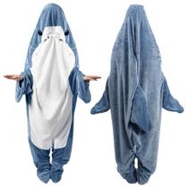 Fantasia de macacão com capuz Shark Blanket em Karts Shark Kids