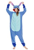 Fantasia de macacão de animais NAITOKE para adultos, azul de Halloween Fantasia de macacão de animais NAITOKE para adultos, azul de Halloween