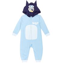 Fantasia de macacão de cosplay Bluey Big Boys Zip Up de 10 a 12 anos