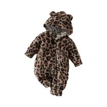 Fantasia De Macacão Infantil Marrom Com Estampa De Leopardo Para Meninos E Meninas, Roupa Infantil