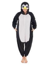 Fantasia de macacão NEWCOSPLAY Black Penguin tamanho adulto GG