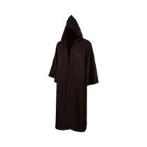 Fantasia De Mago Com Capuz Preto Para Adultos E Crianças, Camisa Longa De Feiticeiro, Capa De Fantasia De Mago Com Capuz Preto Para Adultos E Crianças, Camisa Longa De Feiticeiro, Capa De