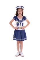 Fantasia De Marinheira Infantil,carnaval,almirante,feminina Fantasia De Marinheira Infantil,carnaval,almirante,feminina