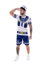 Fantasia De Marinheiro Camiseta Adulto Carnaval Fantasia De Marinheiro Camiseta Adulto Carnaval