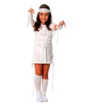 Fantasia de Múmia Infantil Feminina Halloween Fantasia de Múmia Infantil Feminina Halloween