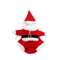 Fantasia De Natal Para Animais De Estimação Pequenos E Médios, Traje De Papai Noel, Vestido De Festa Fantasia De Natal Para Animais De Estimação Pequenos E Médios, Traje De Papai Noel, Vestido De Festa