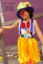 Fantasia de palhaço infantil fanfarrinha menino tema circo Fantasia de palhaço infantil fanfarrinha menino tema circo