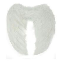 Fantasia de penas de asas de anjo branca 45x35cm para sessão de fotos Fantasia de penas de asas de anjo branca 45x35cm para sessão de fotos