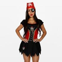 Fantasia de Pirata Feminino Adulto