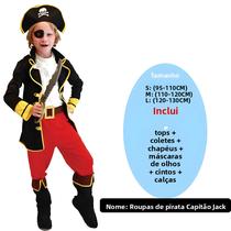 Fantasia De Pirata Para Meninos, Fantasia Infantil De Halloween, Roupas De Cosplay Fantasia De Pirata Para Meninos, Fantasia Infantil De Halloween, Roupas De Cosplay
