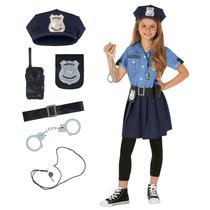 Fantasia de policial infantil Morph para meninas fantasia policial para meninas, policial feminina, fantasia de policial feminina, azul claro, 7 a 9 anos Fantasia de policial infantil Morph para meninas fantasia policial para meninas, policial feminina, fantasia de policial feminina, azul claro, 7 a 9 anos