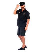 Fantasia de Policial Verão Adulto Com Quepe