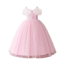 Fantasia De Princesa Bela Adormecida Para Meninas, Vestido De Cosplay Com Lantejoulas Para Festas,