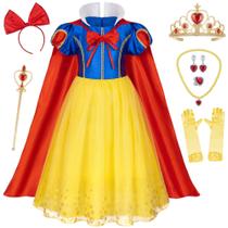 Fantasia de Princesa Bosvin para Meninas (6-7 anos)