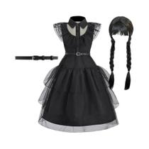 Fantasia De Princesa Bruxa Preta Para Meninas, Vestido De Cosplay Para Crianças, Roupas Para Festa Fantasia De Princesa Bruxa Preta Para Meninas, Vestido De Cosplay Para Crianças, Roupas Para Festa