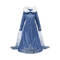 Fantasia De Princesa Elsa Anna Para Meninas, Vestido Floral 2025, Aniversário Infantil, Performance