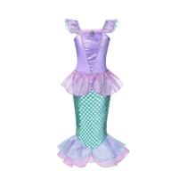 Fantasia De Princesa Elsa Anna Rapunzel Para Meninas, Vestido Para Crianças, Festa De Halloween E