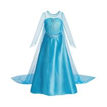 Fantasia De Princesa Elsa Para Meninas, Vestido Branco Para Festa, Carnaval, Aniversário, Cosplay,