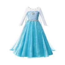 Fantasia De Princesa Elsa Rainha Da Neve Para Meninas, Vestido De Cosplay Para Festa De Halloween E Fantasia De Princesa Elsa Rainha Da Neve Para Meninas, Vestido De Cosplay Para Festa De Halloween E
