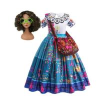 Fantasia De Princesa Encanto Para Meninas, Vestido De Halloween Cosplay, Fantasia De Mirabel Para Fantasia De Princesa Encanto Para Meninas, Vestido De Halloween Cosplay, Fantasia De Mirabel Para