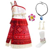 Fantasia de princesa Esvaiy Moana Dress Up para meninas de 9 a 10 anos