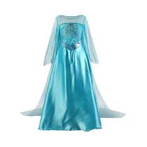 Fantasia de Princesa Frozen para Meninas - Vestido para Festa de Aniversário e Halloween