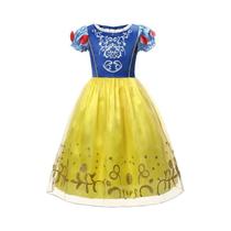 Fantasia de Princesa Frozen para Meninas - Vestido para Festa de Aniversário e Halloween