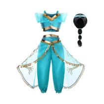 Fantasia De Princesa Jasmine Para Meninas Para Festa De Aniversário, Carnaval, Rio, Aladdin,