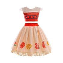 Fantasia De Princesa Moana 2 Para Meninas, Vestido De Festa De Halloween, Traje Infantil Vaiana,