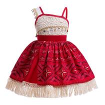 Fantasia De Princesa Moana 2 Para Meninas, Vestido De Festa De Halloween, Traje Infantil Vaiana,