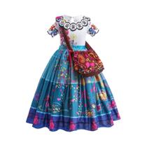 Fantasia De Princesa Para Meninas, Vestido De Cosplay Da Bela, Anna E Rapunzel, Vestido Luxuoso Para