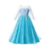 Fantasia De Princesa Para Meninas, Vestido Para Festa De Aniversário E Carnaval, Vestido Anna Com