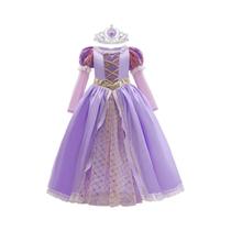 Fantasia De Princesa Rapunzal Para Meninas, Vestido De Cosplay Para Festa De Halloween, Aniversário Fantasia De Princesa Rapunzal Para Meninas, Vestido De Cosplay Para Festa De Halloween, Aniversário