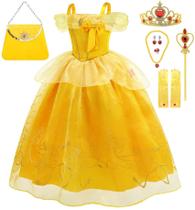 Fantasia de princesa SyoiMy para meninas com acessórios 2-10Y Fantasia de princesa SyoiMy para meninas com acessórios 2-10Y