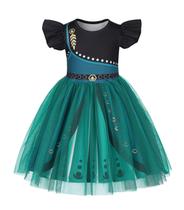 Fantasia de princesa, vestido HenzWorld para meninas, verde de Halloween