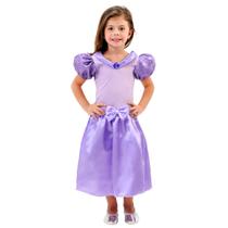 Fantasia de Princesa Vestido Infantil Princesinha Soso Confortável Elegante Moderno Anjo Fantasias 071