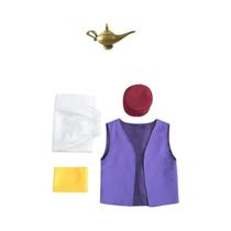 Fantasia de Príncipe Aladdin para Adulto - Traje de Cosplay para Teatro e Festas Fantasia de Príncipe Aladdin para Adulto - Traje de Cosplay para Teatro e Festas